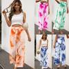 Women'S Fashion Casual Tie Dye Wide Leg Pants