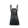 Woman Figure Flattering Denim Suspender Skirts