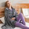 Coral Fleece Electric Blanket Three-Speed Adjustable Temperature Cold Protection Warm Heating Shawl Pad