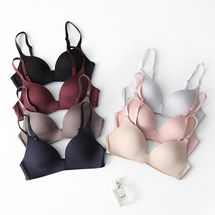 Women'S Fashion Solid Color Lightweight Wireless Bra