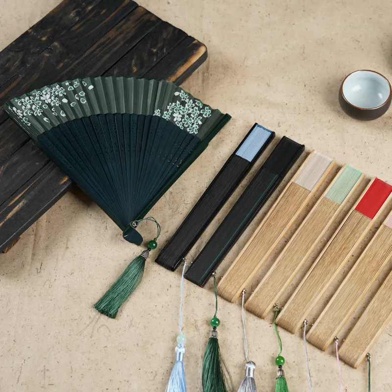 (Buy 1 Get 1) Chinese Style Dance Hanfu Folding Fan Props