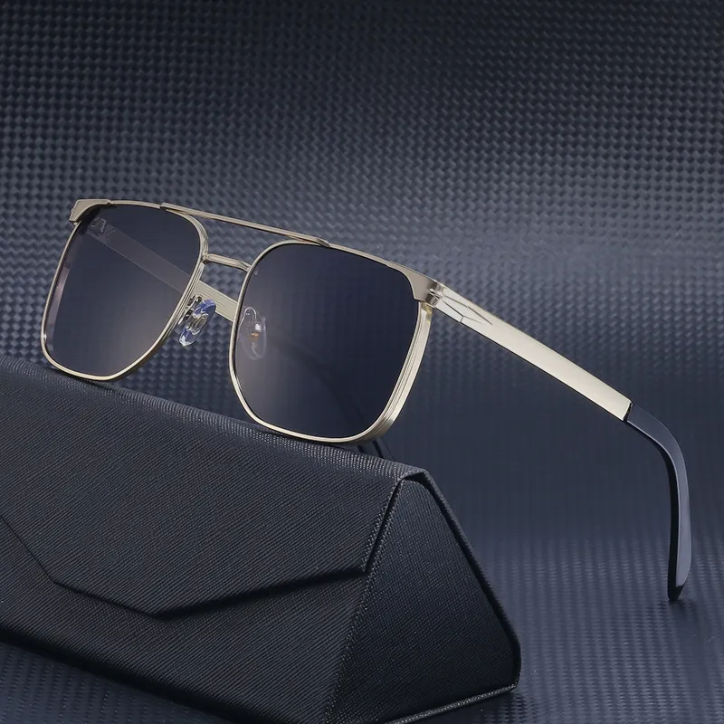 Men Fashion Elegant Large Frame Sunglasses