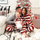Fashion Simple Christmas Stripe Printing Round Neck Long Sleeve Home Parent-Child Pajamas Suit