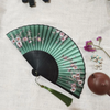 (Buy 1 Get 1) Fashion Creative Bamboo Mini Silk Plum Blossom Folding Fan