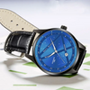 Men'S Fashion Casual Business Round Dial Waterproof Luminous Calendar Quartz Watch