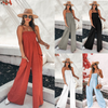 Women Sling Loose Casual Wide Leg Jumpsuit-1