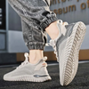 Men Summer Leisure Sports Versatile Mesh Cloth Flat Lace-Up Sneakers