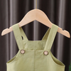 (Buy 1 Get 1) Toddlers Newborn Baby Fashion Girls Solid Color Strap Dress