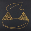 (Buy 1 Get 2) Lady New Vintage Exaggerated Unique Triangle Bra Body Chain