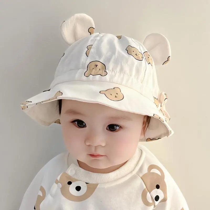 (Buy 1 Get 1) Children Kids Baby Fashion Girls Boys Cute Cartoon Bear Shape Hat