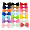 Girls Basic Solid Color Bow Hairpin