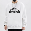 Men'S Casual Round Neck Long Sleeve Vintage Printed Cotton Sweatshirt