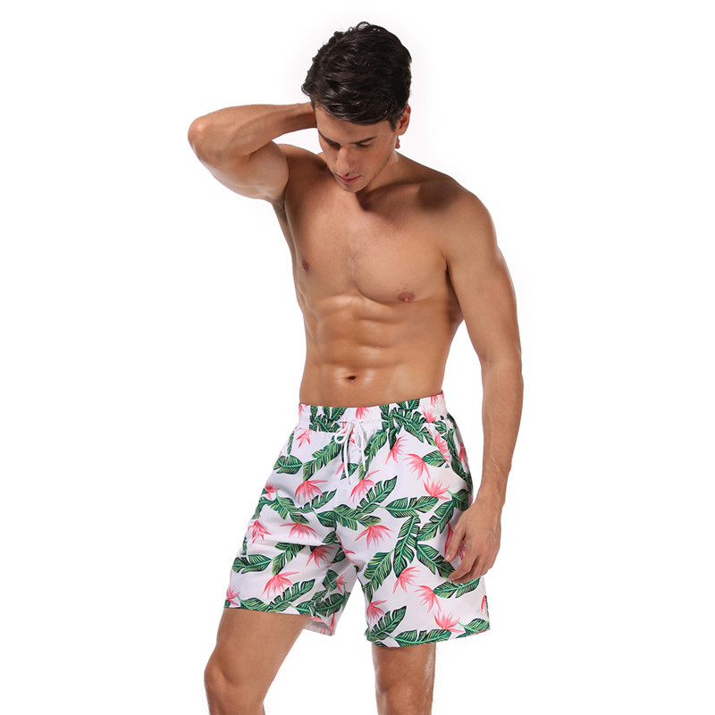 M-2XL Men Graphic Printed Beach Shorts