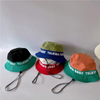 Children Kids Toddlers Color-Blocked Canvas Hat