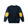 Boys Casual Sporty Letter Pattern Round Neck Long Sleeve Sweatshirt