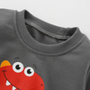 Children Kids Teen Fashion Boys Casual Long Sleeve Cartoon Dinosaurs Print Sweatshirt Top