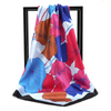 (Buy 1 Get 2) 90*90Cm Women'S Fashion Satin Printed Large Square Scarf