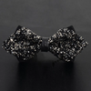 (Buy 1 Get 1) Men'S Casual Fashion Rhinestone Exquisite Nightclub Solid Color Bow Tie