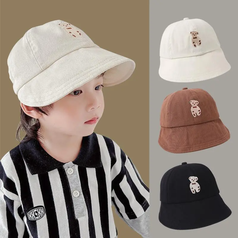 Children Kids Baby Fashion Girls Boys Sunscreen Cute Bear Hat