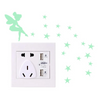 (Buy 1 Get 1)  Switch Decal Luminous Fluorescent The Fairy And Star Creative Bathroom Living Room Wall Stickers