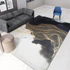 Abstract Ink Smudged Line Carpet Living Room Floor Decoration Mat