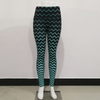 Gradient Color Ripple Print Sports Leggings