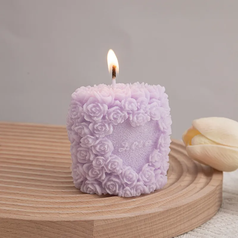 (Buy 1 Get 2) Creative Wedding Party Flower Cluster Aromatherapy Candle Accompanying Ceremony