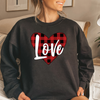 Valentine'S Day Fashion Women'S Casual Long Sleeve Round Neck LOVE Printed Sweatshirt