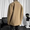 Men Casual Gentle Long Sleeve Lapel Single-Breasted Solid Color Blazer