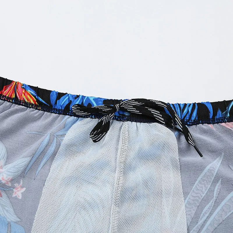 Kids Toddler Boy Fashion Beach Swimming Pool Hot Spring Digital Print Swim Shorts