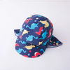 2 Pcs Boys Cute Dinosaur Printed Swimwear And Cap