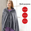 Coral Fleece Electric Blanket Three-Speed Adjustable Temperature Cold Protection Warm Heating Shawl Pad