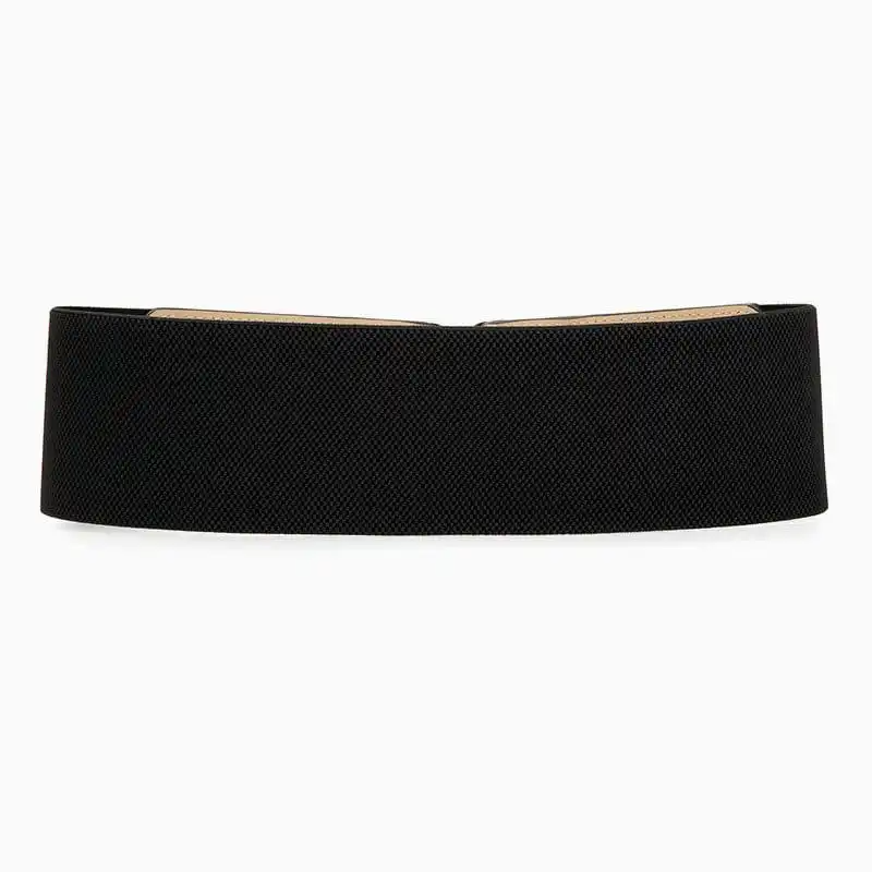 Women Fashion Stretch Wide PU Belt