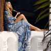 (Buy 1 Get 1) Women Ramadan /Eid Fashion Boho Paisley Printing Long Sleeve Dress