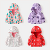 Kids Toddler Girls Boy Fashion Fall/Winter Waterproof Plus Fleece Printed Fleece Thick Warm Coat