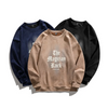 Men Fashion Round Neck Long Sleeve Letter Printing Loose Sweatshirt