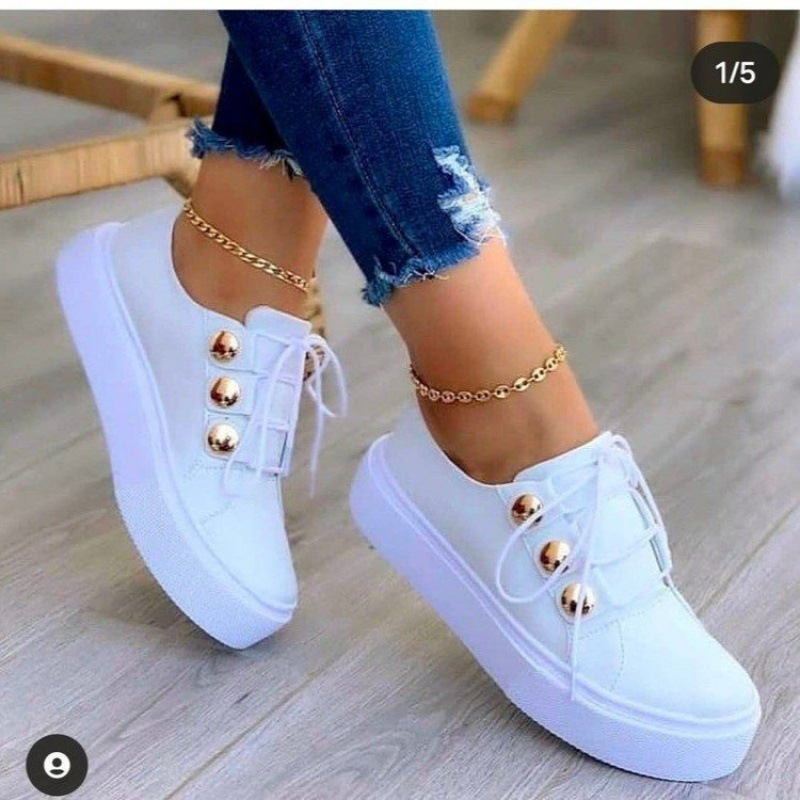 Women Plus Size Casual Platform Sneakers