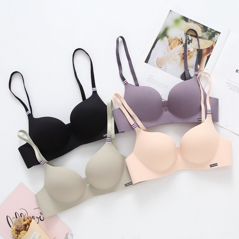 Women Basic Solid Color Comfortable Breathable Bra