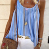 Women Fashion Casual Summer Gradient Color Loose Camisole