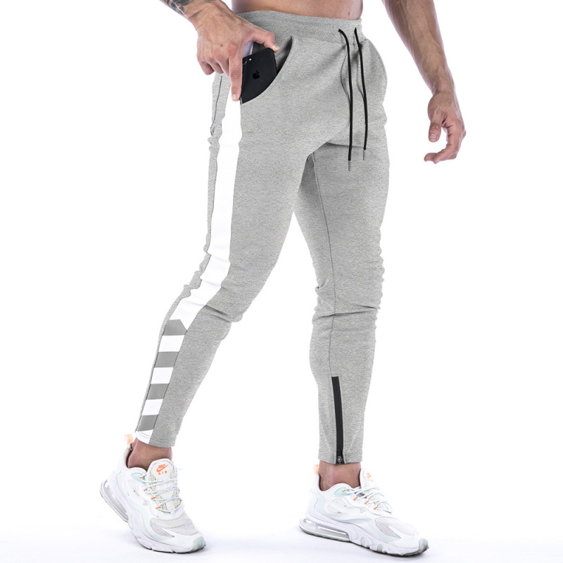 Men'S Casual Color Matching Running Sports Trousers