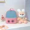 Children Kids Baby Fashion Boys Girls Cartoon Rabbit Doll Plushtoy Backpack School Bag
