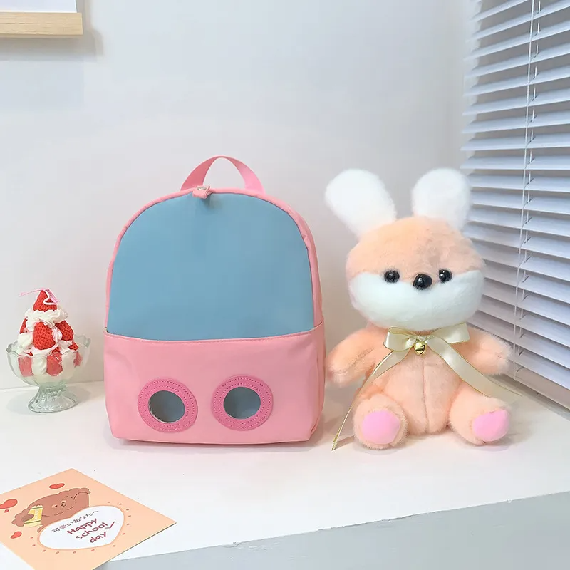 Children Kids Baby Fashion Boys Girls Cartoon Rabbit Doll Plushtoy Backpack School Bag