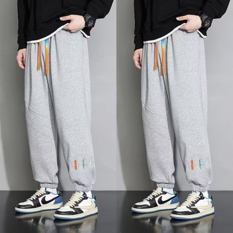 Men'S Casual Loose Straight Sports Trousers