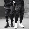 Fashion Belted Pocket Design Jogger Pants