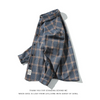 Men'S Fashion Plaid Large Size Loose Long Sleeve Shirt