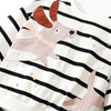 Kids Toddler Big Girls Spring Autumn Fashion Casual Stripe Cartoon Puppy Round Neck Long Sleeve Polka Dot Trousers Set