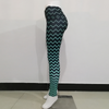 Gradient Color Ripple Print Sports Leggings