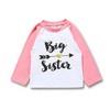 Children Kids Toddlers Fashion Girls Basic Casual Short Sleeve Letter Print T-Shirt