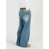 Men'S Fashion Loose Straight Wide Leg Jeans