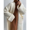 Winter Women Fashion Loose Long Sleeve Knitted Sweater Coat